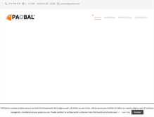 Tablet Screenshot of paobal.com